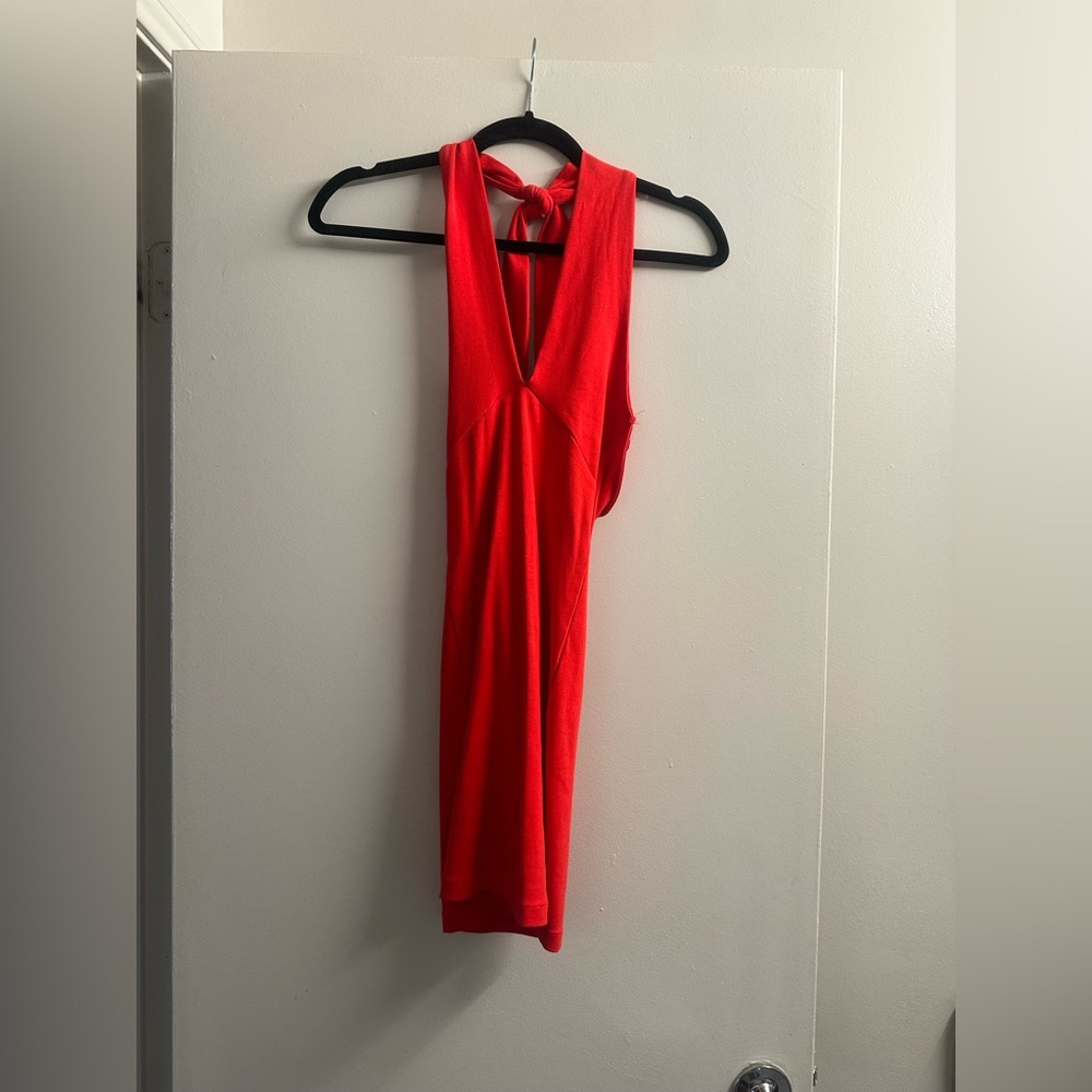 Zara, size medium, red dress and worn twice